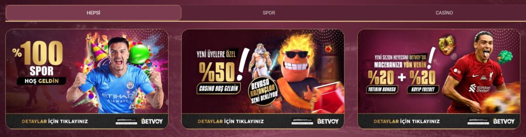 betvoy bonusları